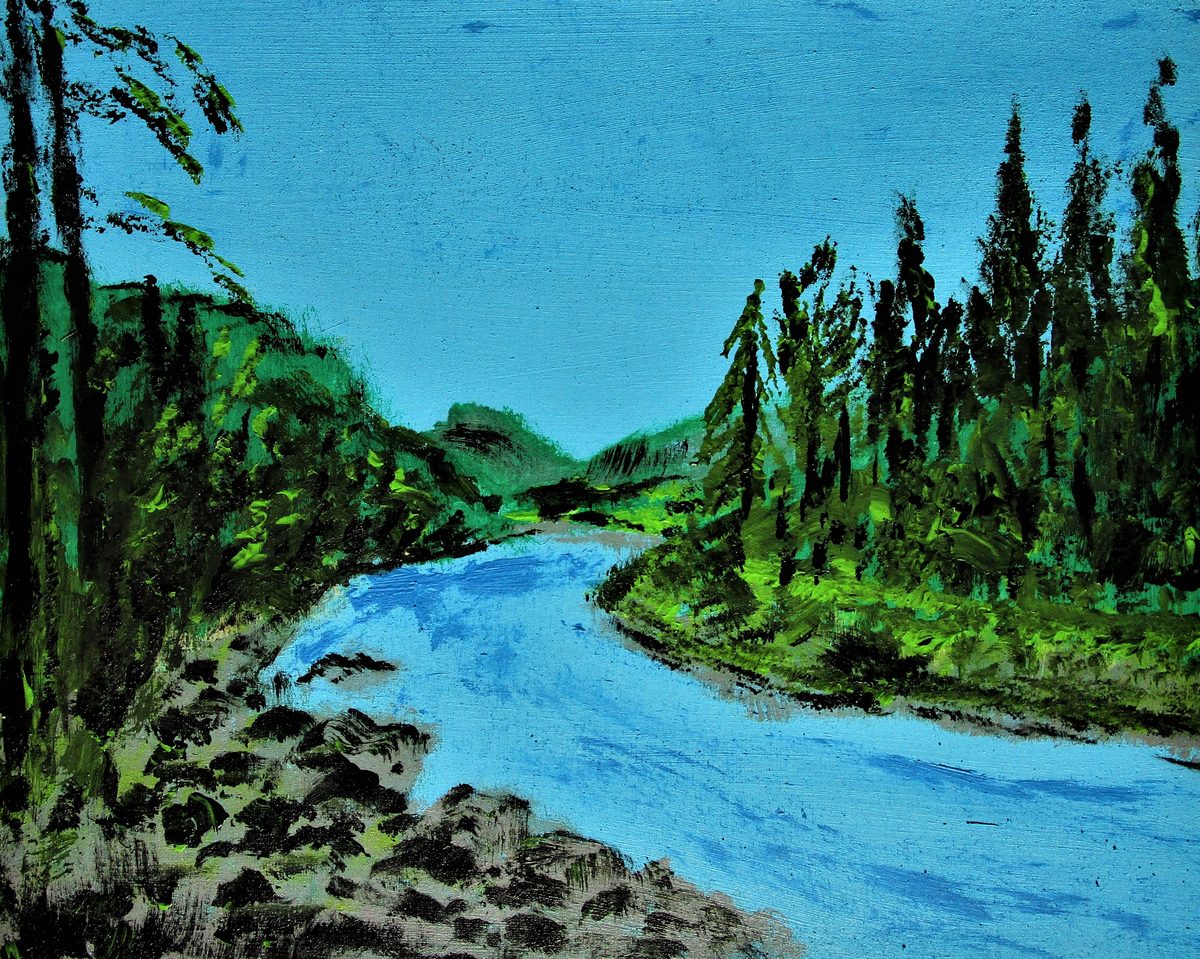 Slocan River Beach, 2020